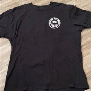 Violent gentlemen black two-sided t shirt XXL